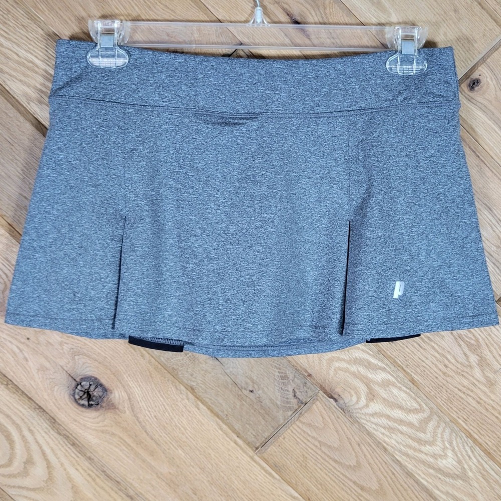 Prince Womens Athletic Tennis Skirt Skort Shorts Gray Size M